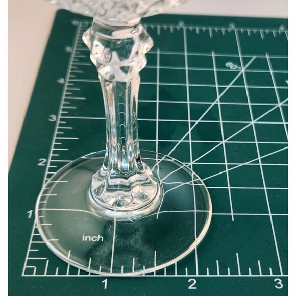 Cristal DArques Longchamp France Wine Cordial Glasses Set Of 4 Crystal Elegant D - Picture 5 of 9